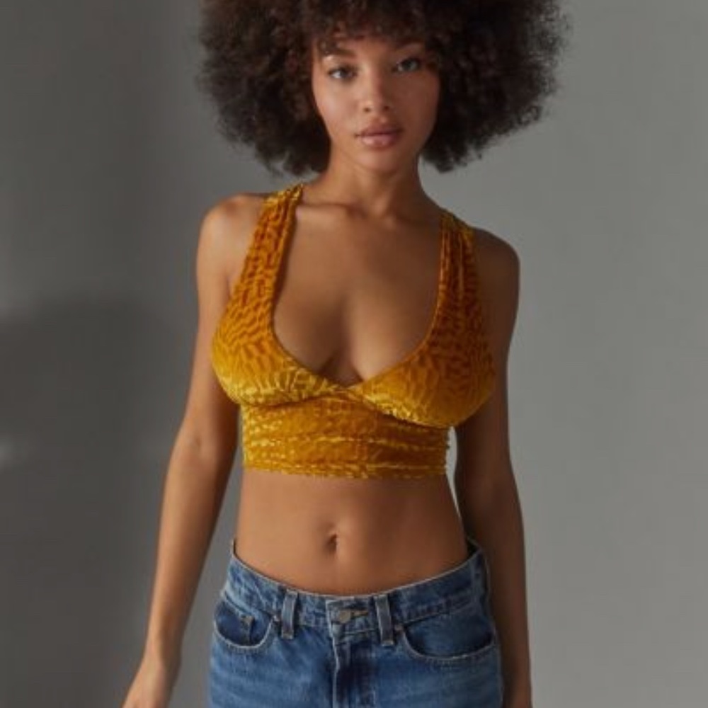 NEW Urban Outfitters Strappy Yellow Tank- Medium
